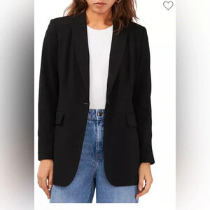 NWT Vince Camuto Women’s Peak Lapel Blazer Size S Black